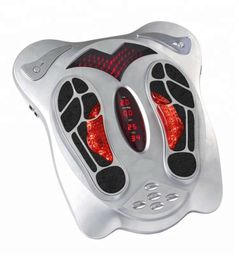 Health protection instrument electric foot massage machine with electrode paster Infrared TENS EMS foot massager6888521