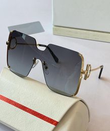 892 New Fashion Sunglasses With UV Protection for Women Vintage square Half Frame popular Top Quality Come With Case classic sungl2230535