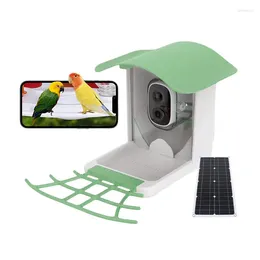 Other Bird Supplies AI Recognition Solar Panel Wild Birds Feeders For Outdoors App Control Smart Watcher Feeder With Camera