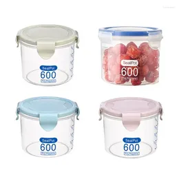 Storage Bottles Kitchen Food Box Leak Proof Cereal Candy Dried Jars Airtight Organiser With Lid Rice Pasta Container