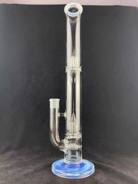 glass pipes bong 18 inches 18 mm joint accents colored with secret white inv4 to inv4 to 2 inline beautifully designed welcome to order