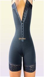 Colombian Fajas Legging039s Corset Waist Trainer Body Shaper Tummy Control Slimming Panites High Shapewear Shorts 2201155193611