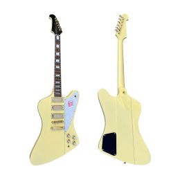 Pegs Classic Firebird Electric Guitar, Made of Mahogany Solid Wood, Professional Performance Level, Free Delivery to Home.