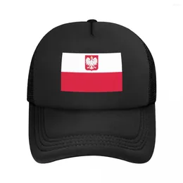 Ball Caps Cool Flag Of Poland Trucker Hat Women Men Personalised Adjustable Unisex Baseball Cap Hip Hop