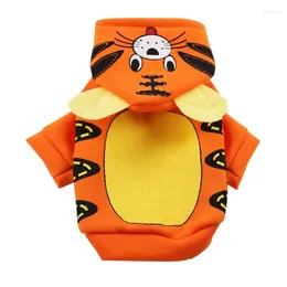 Dog Apparel Cartoon Pet Clothes Hoodie Winter Warm Cat Coat Jacket For Small Halloween Costume Festival Suit Outfit Supplier