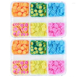 Nail Art Decorations 2Boxes Colourful Beads For Women's DIY Crafts 3D Making Decoration