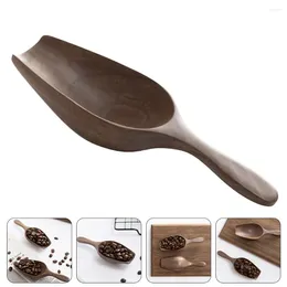 Coffee Scoops Matcha Bean Useful Restaurant Wooden Practical Rice Tea Simple Tea-leaf