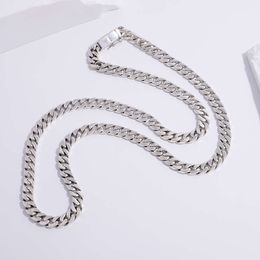 Spot Wholesale Fashion Jewelry Sier Chain 6Mm Miami Cuban Necklace 14K Gold Hip Hop Punk Party Gift
