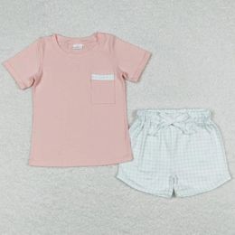 Clothing Sets Design Baby Boys Clothes Summer Boutique Outfits Fashion Kids Children Short Sleeve Tops Shorts Wholesale