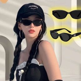 Korean Version of New GM Cat Eye Sunglasses, Female Face Display, Street Photo, Sun Protection, UV Rays, Driving, Male Sunglasses