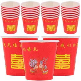 Disposable Cups Straws 100 Pcs Wedding Dinnerware China Drinking Holders Cake Stand Paper Banquet