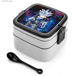 Bento Boxes Style 10 Bento Box Leak-Proof Square Lunch Box With Compartment Anime Z Sleeve Dbz Draon Cartoon Trunks Bulma Cool Ball Nerd Ce L49