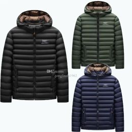 Giacche di cotone da uomo in cotone con cappuccio impermeabile con cappuccio con cappuccio con cappuccio di lusso inverno giacca inverno designer marca marca giacca da uomo sportiva cuscinetto casual giacche da uomo