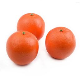 Party Decoration 3pcs 8cm Artificial Fake Simulated Oranges Fruit Model Home Pography Props Fruits Big Deal