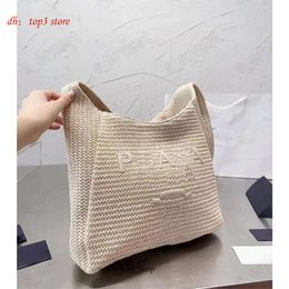 Tote Bag Fashion Woman Straw Bags Bucket Bag Nylon Shoulder Bags Hobos Chain Handbags Designer Crossbody Lady Small Totes 5044