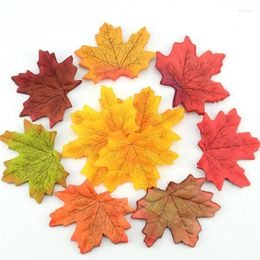 Decorative Flowers Artificial Plants High Quality Autumn Decoration Wedding Party Fall Leaves Garden Christmas Accessories