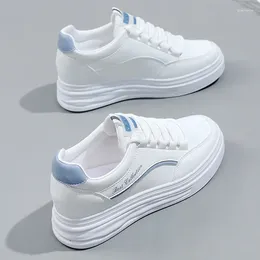 Casual Shoes Inner Raised Thick Soled Women's Small White Spring 2024 Versatile Korean Version Sports And Tourism