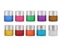 1ML Frosted Colour Essential Oil Glass Bottle Perfume Sample Vials Container With Plug And Caps5848121