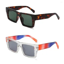 Sunglasses Retro Eyeglasses Street Shooting Sun Glasses Square Colourful Frame Shades