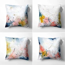 Pillow Abstract Graffiti Cases Home Decor Throw Pillows Living Room Fall Decorations Painted Cover Case S