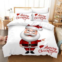 Bedding Sets HD Printing Set Customization/king/Europe/American Quilt Cover Double Layer/king Christmas Pattern