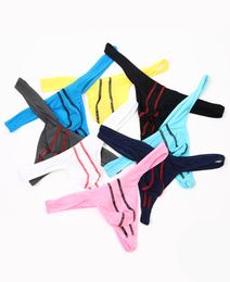 Mens New Bikini Briefs Gay Underwear Comfy Soft Sexy Male Lowwaist Underpants Jockstrap Sissy Panties Mens Thongs and G Strings U3418629