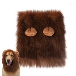 Dog Apparel Animal Mane Wig For Cat Costume Comfy Air Headgear Cosplay Holiday Po Shoots Party