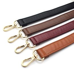 130*2.5CM Adjustable Long Women Men Lady PU Leather Bag Strap Belt Replacement Shoulder CrossBody Bag Band Accessories KZ0349 240314