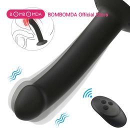 Anal Plug Prostate Massager sexy Products Wireless Remote Vaginal Stimulator With Sucker Silicone Dildo Toys for Man Woman