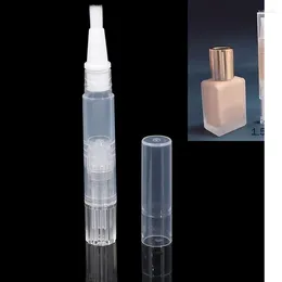 Storage Bottles Practical 1.5ml Travel Empty Twist Pen With Brush Cosmetic Container Nail Oil Lip Tub