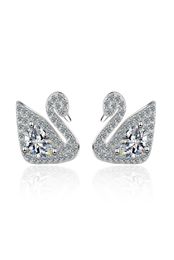 Little lovely Earrings zircon diamond studs girls fashion fashion Party jewelry birthday gift7650585