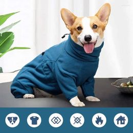 Dog Apparel Winter Coat Polar Fleece Warm Puppy Cold Weather Comfortable Outfits With Zipper Closure