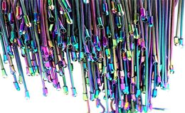 1.2mm Rainbow Colour Chain Necklace 22" Stainless Steel Chain 22inch7338284