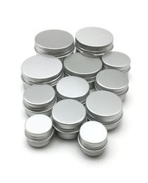 100Pcs Aluminium Jars 5g10g15g20g30g50g60g Metal Empty Cosmetic Face Care Eye Cream Lip Balm Gloss Packaging 2010134308692