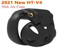 2021 HT-V4 3D Nub Cage Small Male Device,Penis Rings Cock Sleeve,Cobra Lock,BDSM Adult Sexy Toys For Men3003199