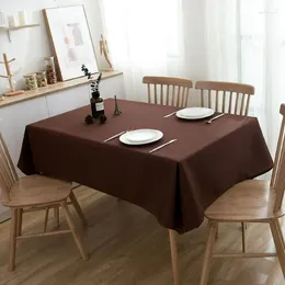 Table Cloth Rectangular Solid Colour Tablecloth