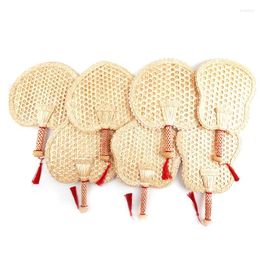 Decorative Figurines Hand-Woven Woven Straw Hand Fan Old Summer Natural Environmentally Friendly Decor