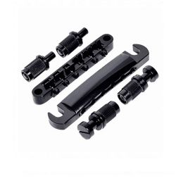 Cables Guitar accessories 1set Tuneomatic Bridge tailpiece Black for Gib LesPaul Replacement