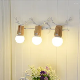 Wall Lamp Creative Personality Antlers LED Light Living Room Picture Bedroom Sconce Bathroom Mirror Chiffonier Aisle Balcony