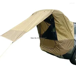 Tents And Shelters Truck Tent Sun Shelter SUV Auto Canopy Portable Camper Trailer Rooftop Car Awning Outdoor Camping 2024