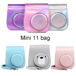 Camera For Fujifilm Instax Mini 11 Instant Film Camera PU Leather Bag Case Cover Shell with Shoulder Bag Protector Cover Case Pouch