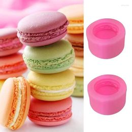 Baking Moulds 3D Macaron Shape DIY Soap Grade Silicone Chocolate Mould Fondant Candy Crafting Mould Decorating Tool