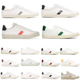 Casual Vejaon French Brazil Green Earth Green Low-carbon Life V Organic Cotton Flats Platform Sneakers Women Classic White Designer Shoes Mens Trainers 36-45