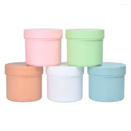 Storage Bottles 5 Pcs Mask Powder Bottle Travel Case Plastic Refillable Jars Cosmetics Sample