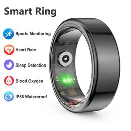 Women Men Smart Ring Health Monitoring Heart Rate Blood Oxygen Waterproof Sports Fitness Tracking For Android IOS 240415