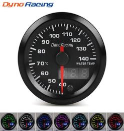 Dynoracing 2039039 52mm Dual Display Water temp gauge 40140 Celsius 7 Colours Led Water temp Metre Car Metre With sensor BX12228385