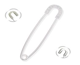 Safety Pin Brooch Decorative Pins for Brides Wedding Bouquet Charm Hanging Approx Lead Nickel DIY Jewelry Making Supply193H1134216