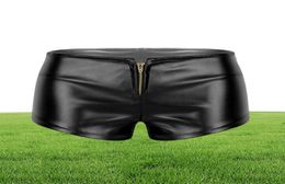 Faux Leather Shorts Women pants Front Zipper White Black Low Waist Shorts Female Sexy Bandage Mini Women Shorts Buttoms Y2006233314822