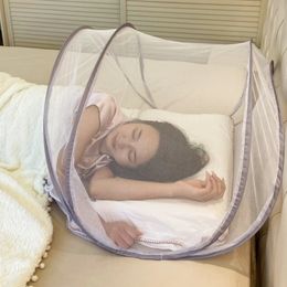 Mosquito Net for Trips Folding Anti Insect Head Sleeping Portable Single Bed Summer 2024 240407