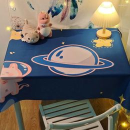 Table Cloth Lovely Girl Heart Tablecloth Ins Wind Students Writing Desk Cloth_Kng2580